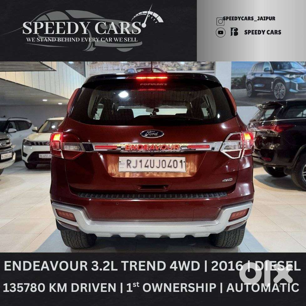 Ford Endeavour 3.2 Titanium 4x4 At, 2016, Diesel