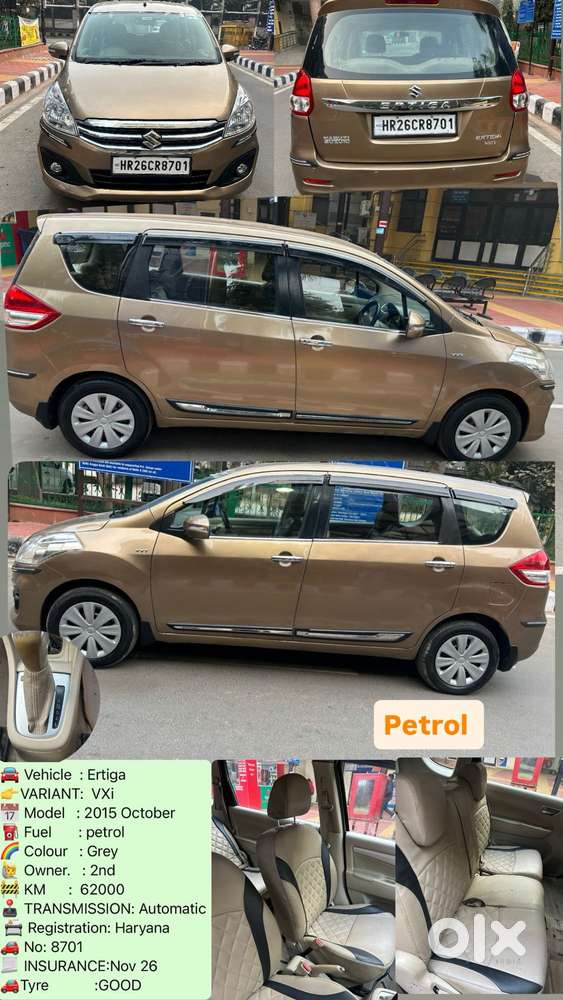 Maruti Suzuki Ertiga Vxi At, 2015, Petrol