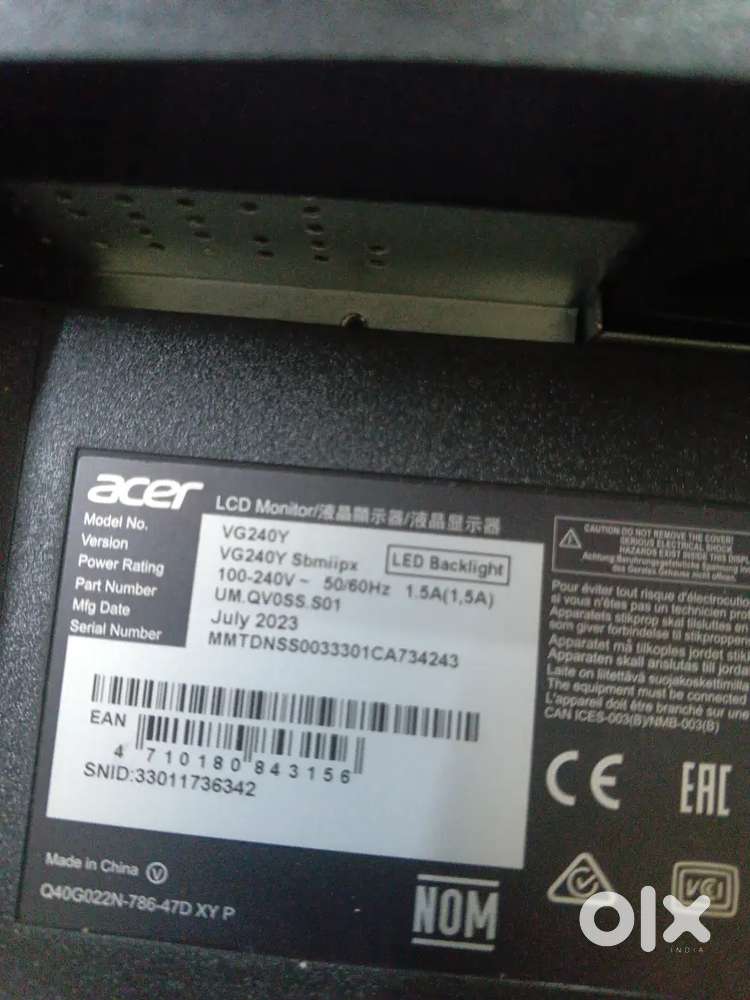 Acer monitor