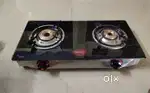 Pigeon 2 burner gas stove and hose pipe