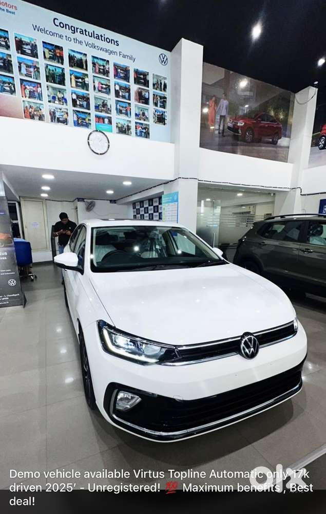 Volkswagen Virtus Petrol 2025 Unregistered Demo Car