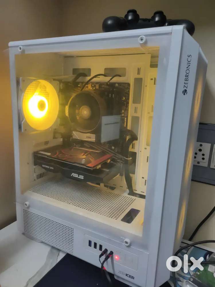 Full Pc setup Ryzen 5 5600f and gtx 1050ti
