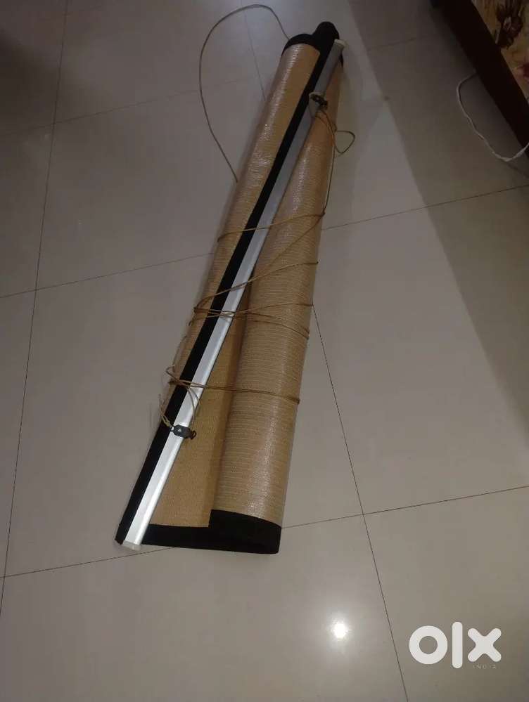Outdoor Roller Sunshade Blind / Balcony Privacy Curtain Screen (Beige)