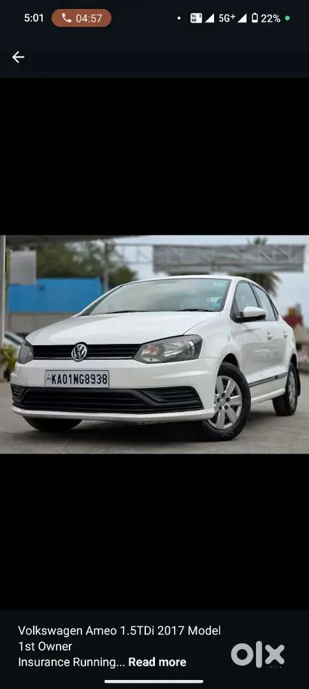 Volkswagen Ameo 2017 Diesel 91000 Km Driven