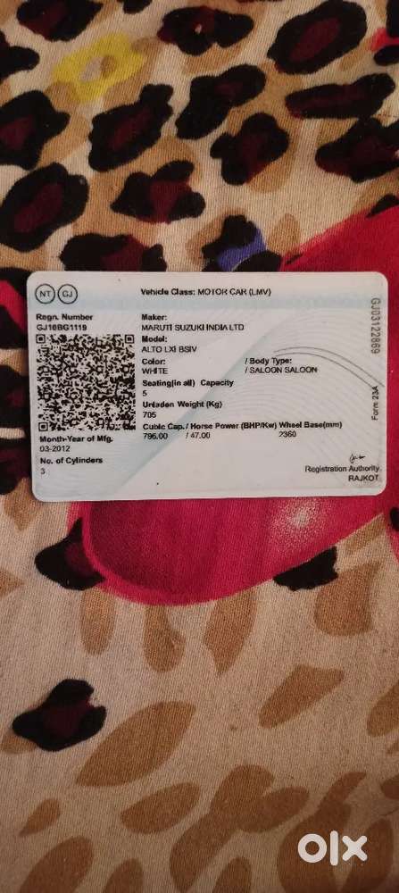 2nd Owner Maruti Alto 2016