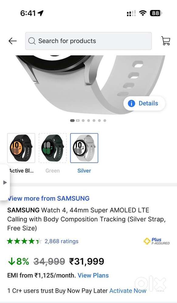 Samsung watch buy store now pay later