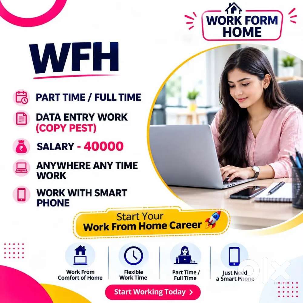 All types of work from home jobs pan india