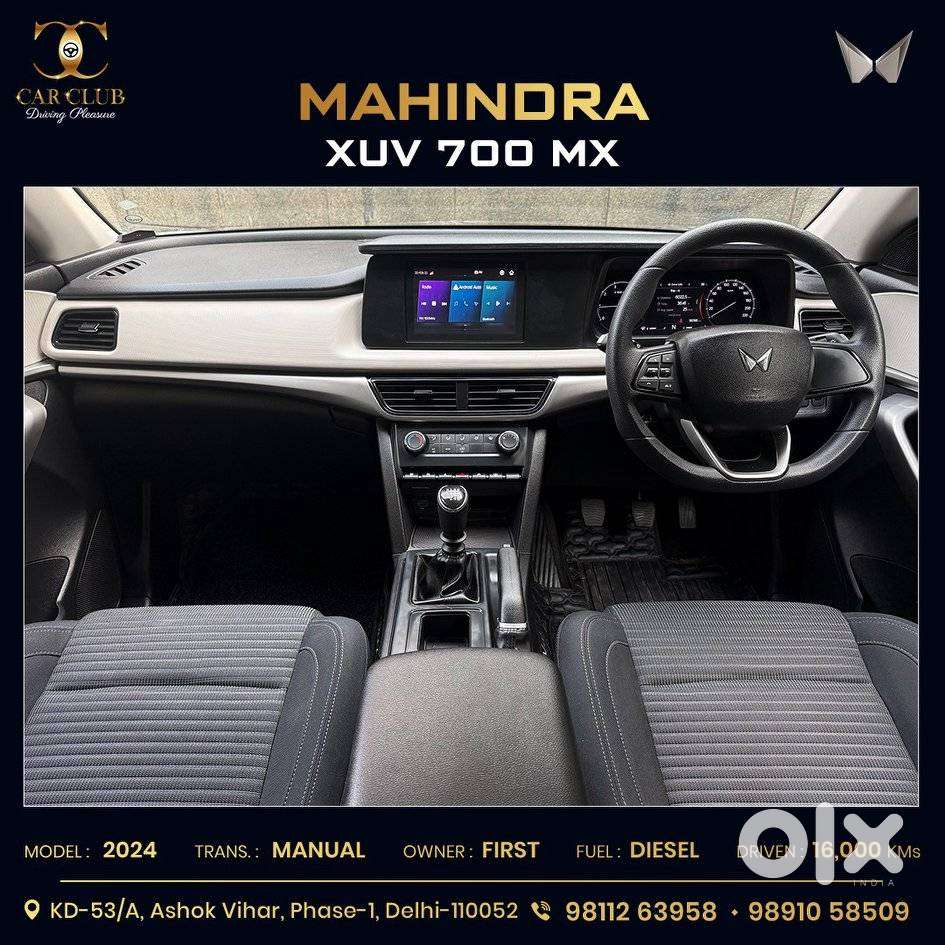 Mahindra Xuv700 Mx Diesel Mt 5 Str (e), 2024, Diesel