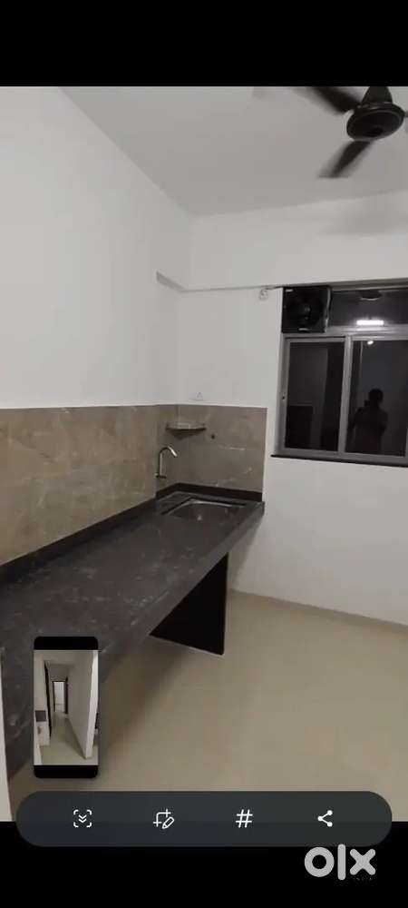 2bhk semi furnished flat available for family