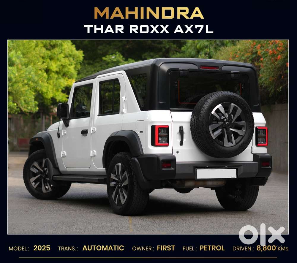 Mahindra Thar Roxx Ax7l Rwd At, 2025, Petrol