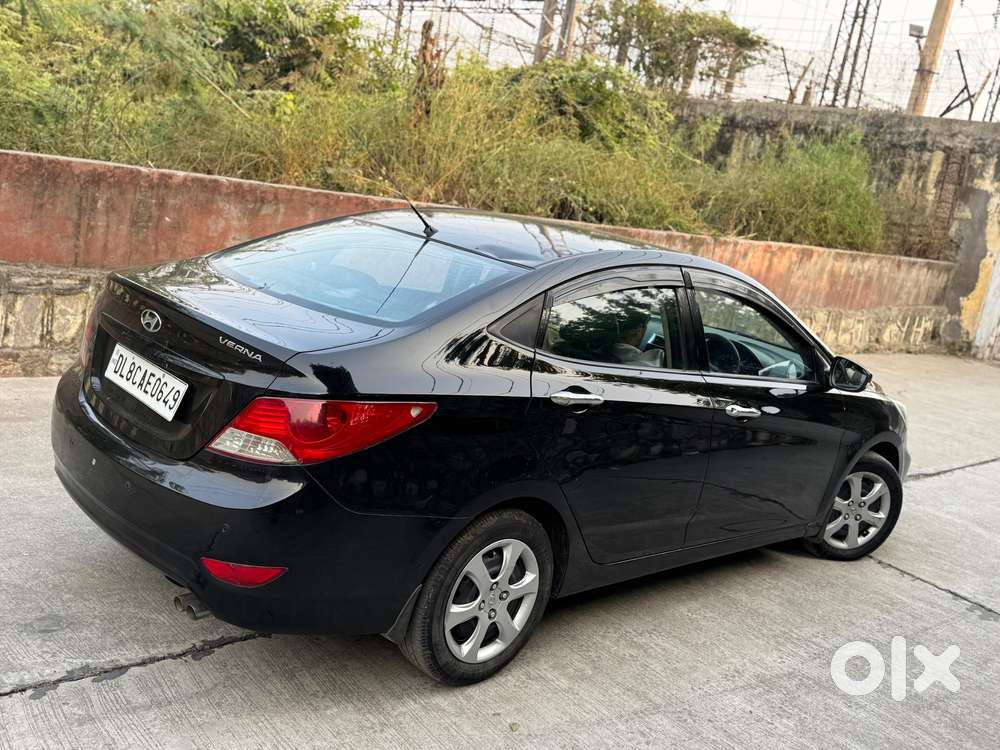 Verna 2013 Model Black Colour Fuel  Petrol