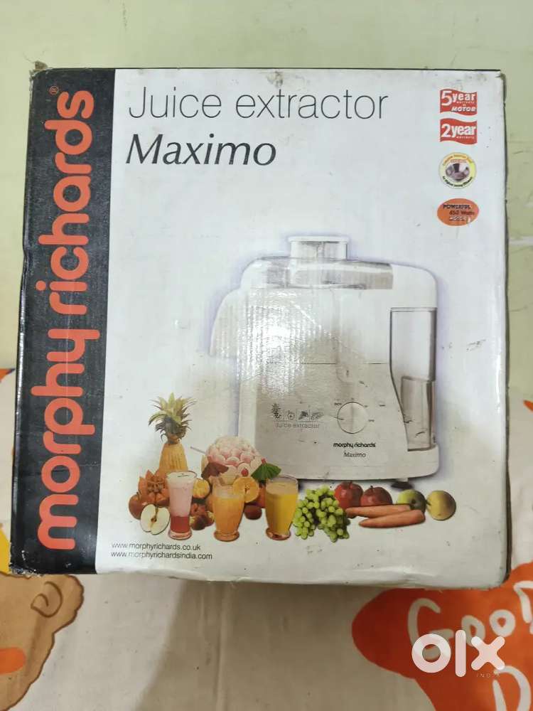 Morphy Richards juice extractor good condition 1 year old