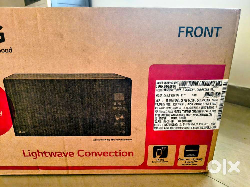 LG microwave convection onven