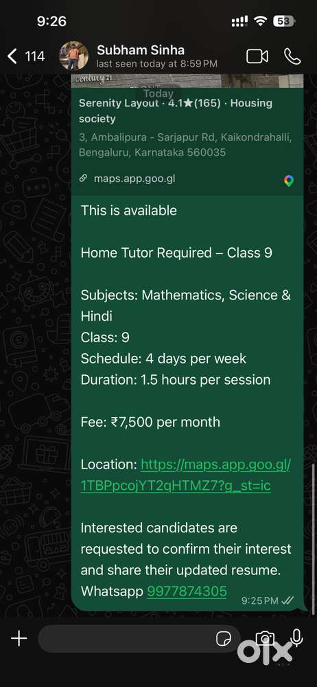 Home Tutor