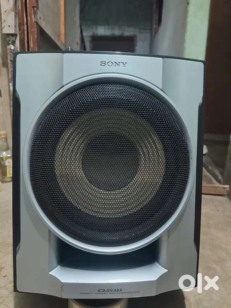 Sony music system home theater speaker surround speaker subwoofer vx77