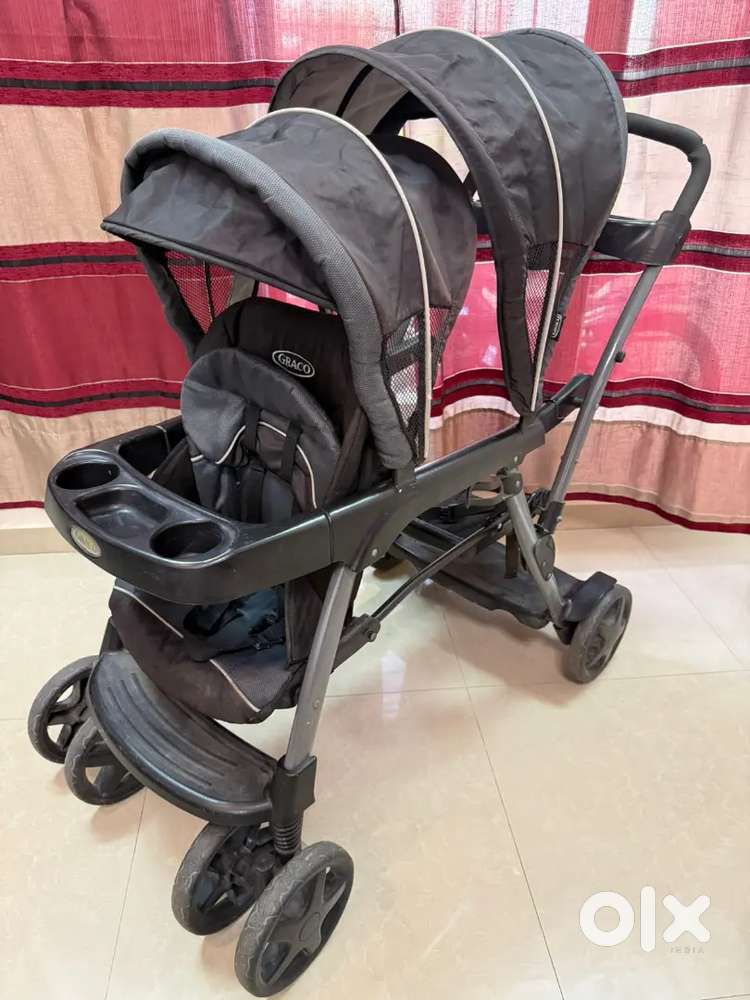 Graco Ready2grow double baby stroller Kids Furniture 1822278059 - Main Image