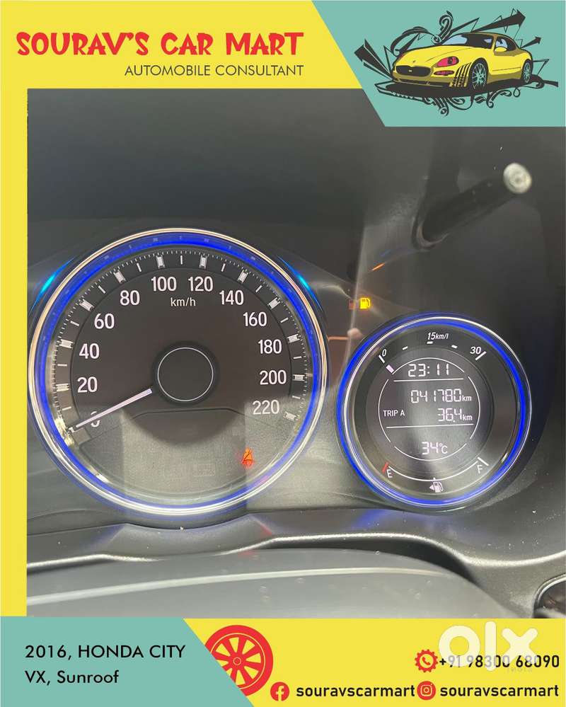 Honda City I Vtec Vx Option, 2016, Petrol