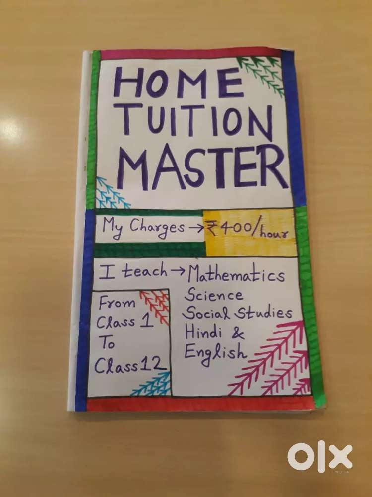 Home Tuition Master available for students !!!
