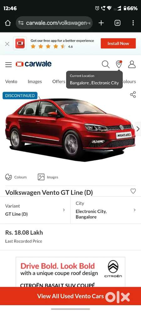 Volkswagen Vento Gtline 1.5 Tdi Automatic Highline Plus