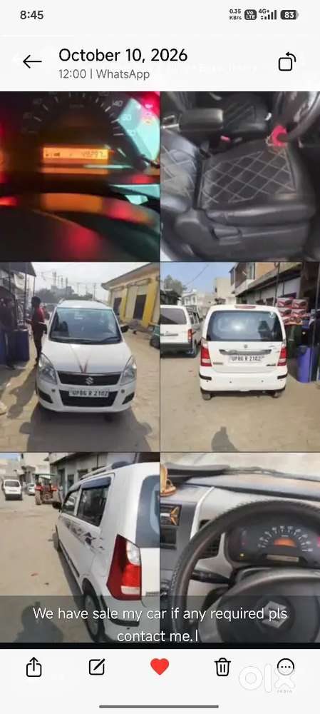 2nd Owner Maruti Suzuki Wagon R 2015