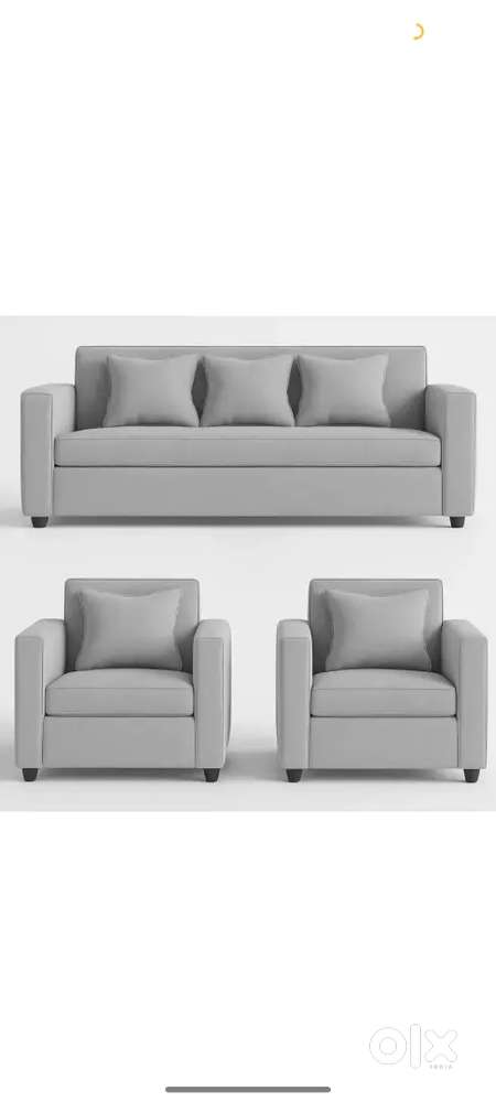 Sofa set grey colour brand new