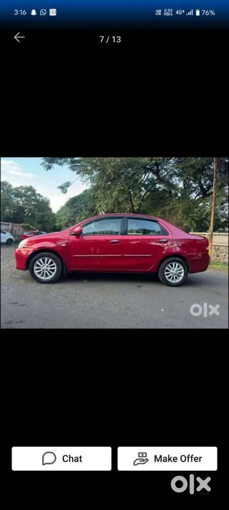 Toyota Etios Diesel 2012