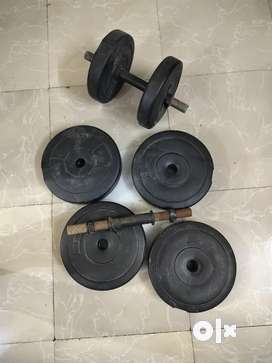 Dumbbells Used Gym Fitness equipment for sale in Jogeshwari West OLX