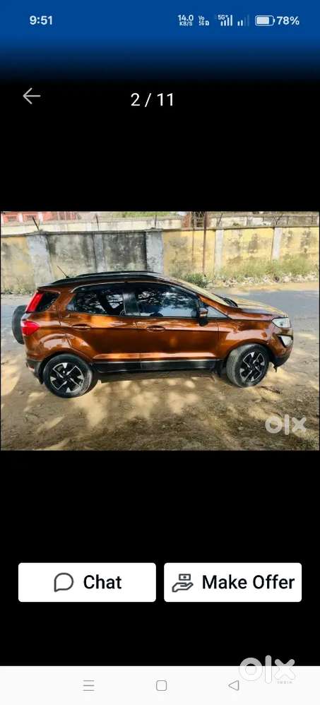 Ford Ecosport 2018 Diesel Good Condition