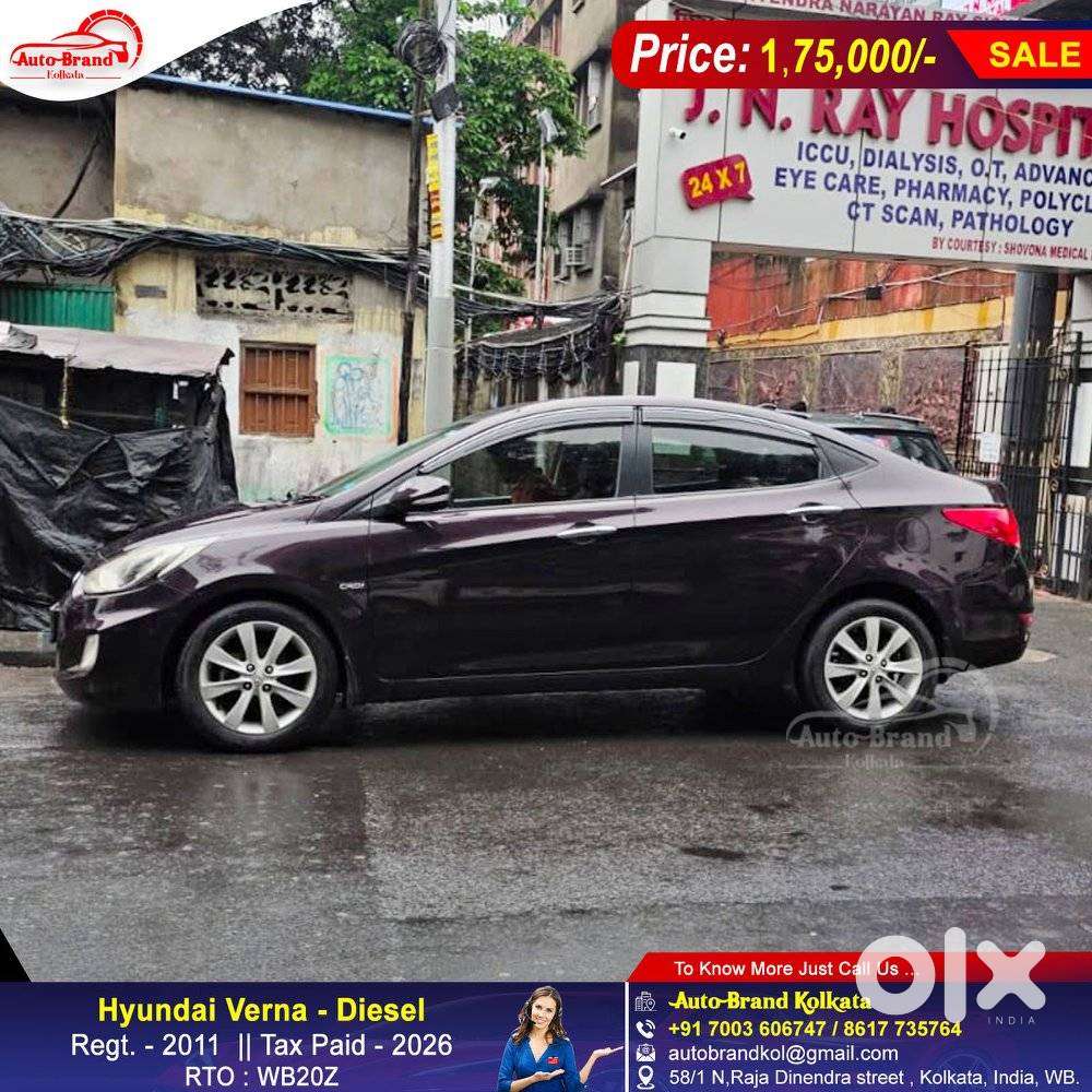 Hyundai Verna Hyundai-verna-crdi-1.6-sx-option, 2011, Diesel
