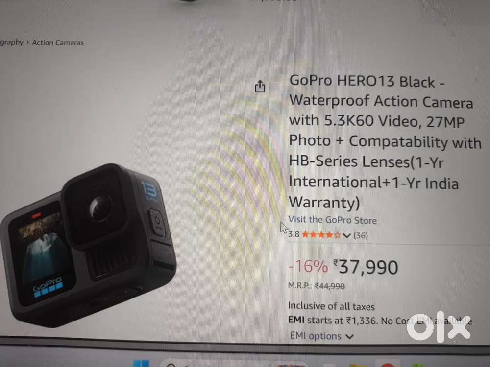 Go Pro hero 13 black ultra wide edition