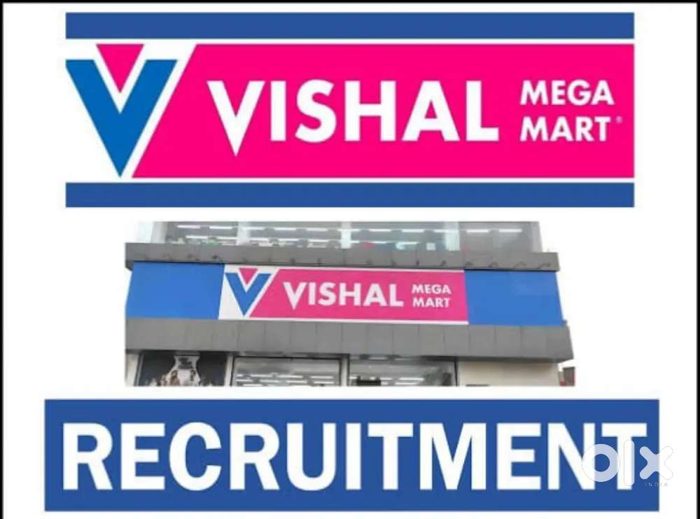 Male and female urgent hiring for vishal mega mart