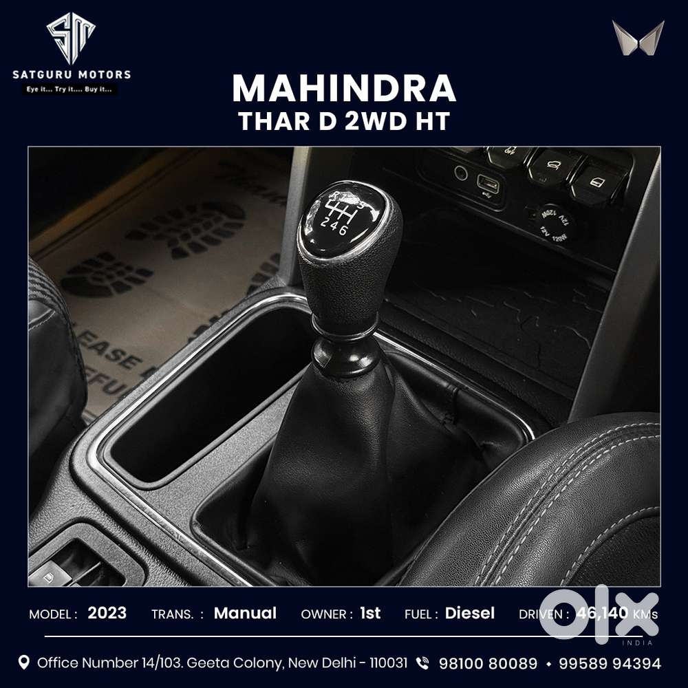Mahindra Thar Lx Hard Top Diesel Mt Rwd, 2023, Diesel