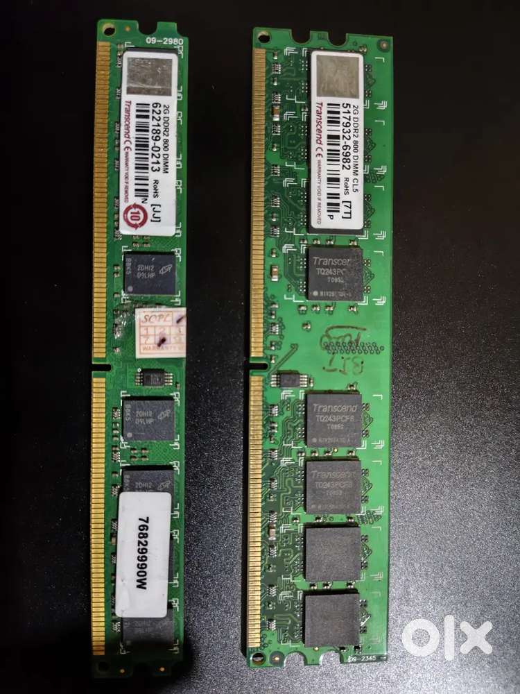 Transcend DDR2 2GB + 2GB RAM for Desktop PC