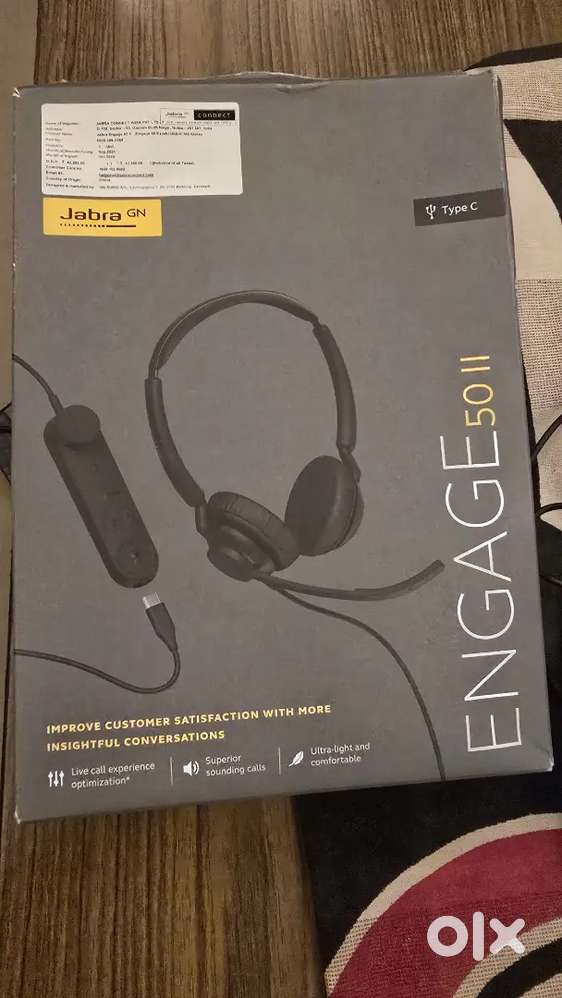 Jabra Engage 50 II Stereo USB-C | Brand New Unused | 2 Months Old