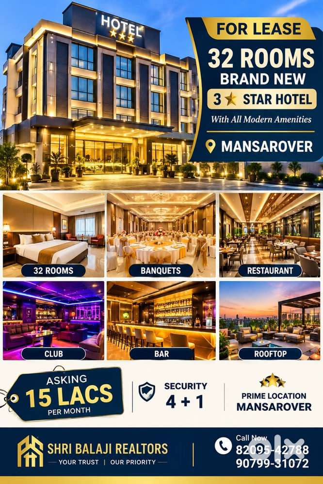 32 Rooms hotel bar club Rooftop Mansarover