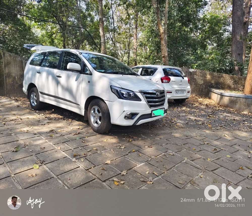 Toyota Innova 2.5 2012 White Color Full Condition