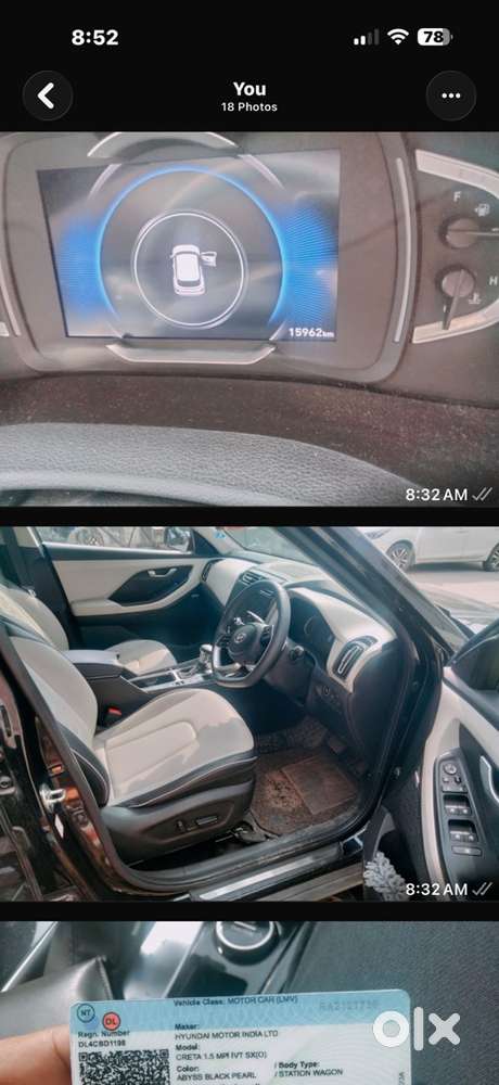 2024 Hyundai Creta Petrol Automatic 15900 Km