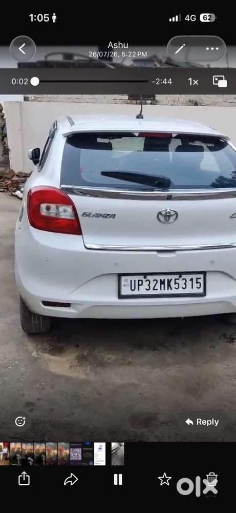 Toyota Glanza Petrol Well Maintained