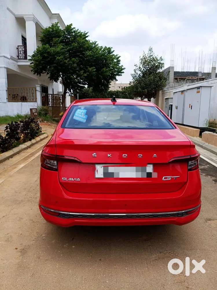 Skoda Slavia 1.0 Tsi Style Mt | Turbo Petrol | 2022 Model | Flash Red