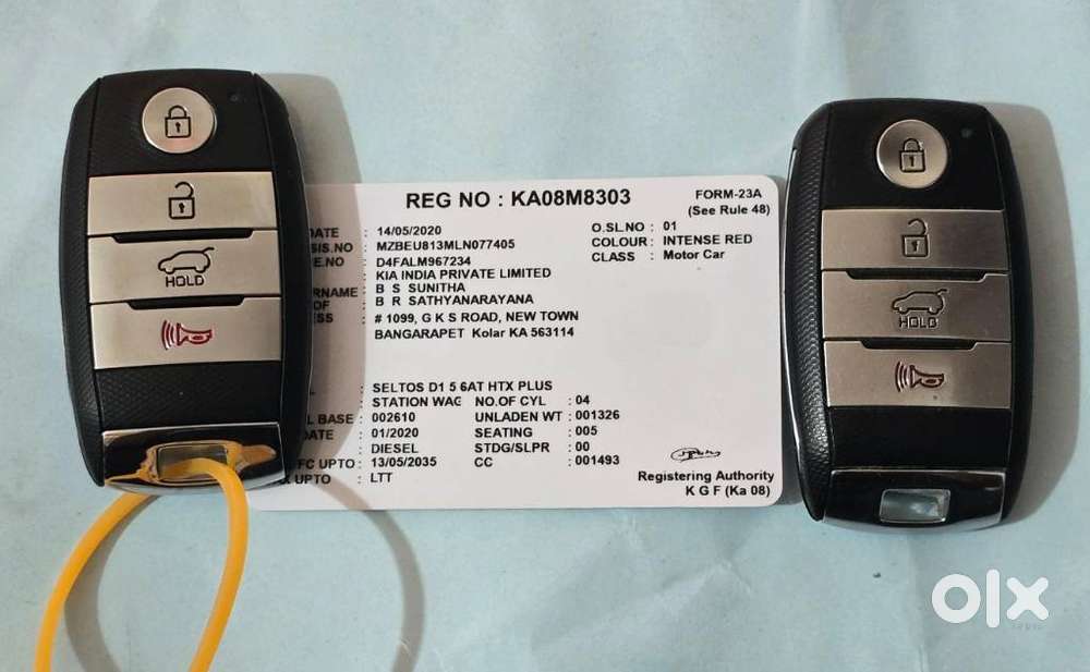 Kia Seltos Htx+ At 1.5 Diesel, 2020, Diesel