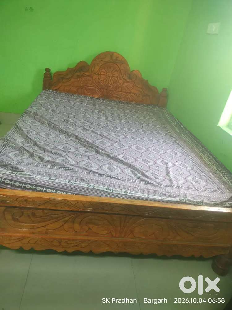 Wooden bed