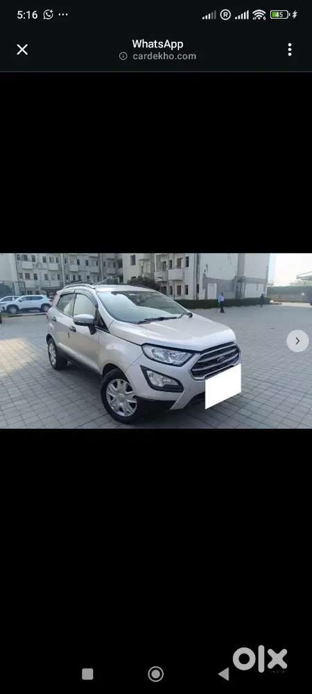 Ford Ecosport 2018 Diesel Good Condition