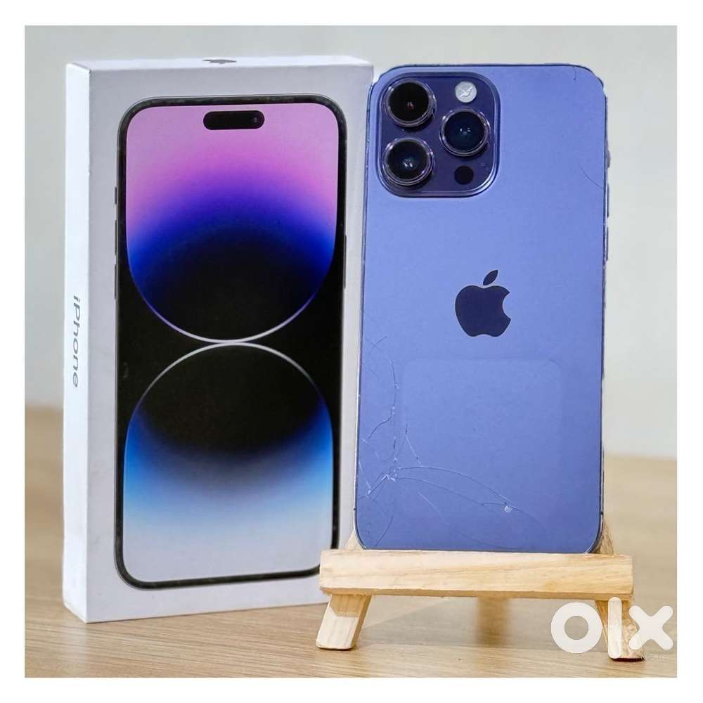 ★iPhone 14 Pro Max 256G 望遠カメラ不良 IPhone 14 Pro Max 256Gb Back Glass Crack Face ID Issue - Mobile