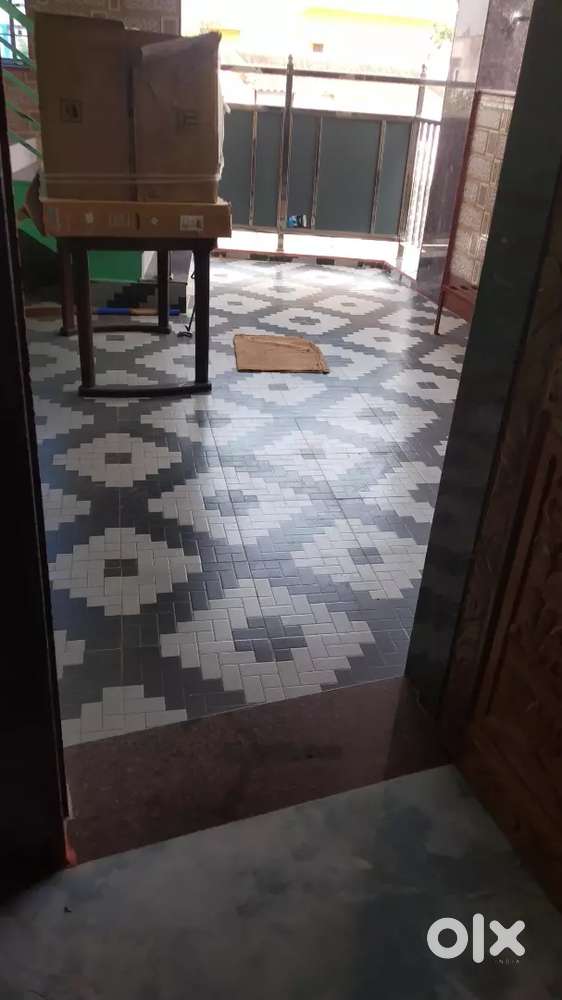 2Bhk for rent, porch faculty, provided 8ceiling fans