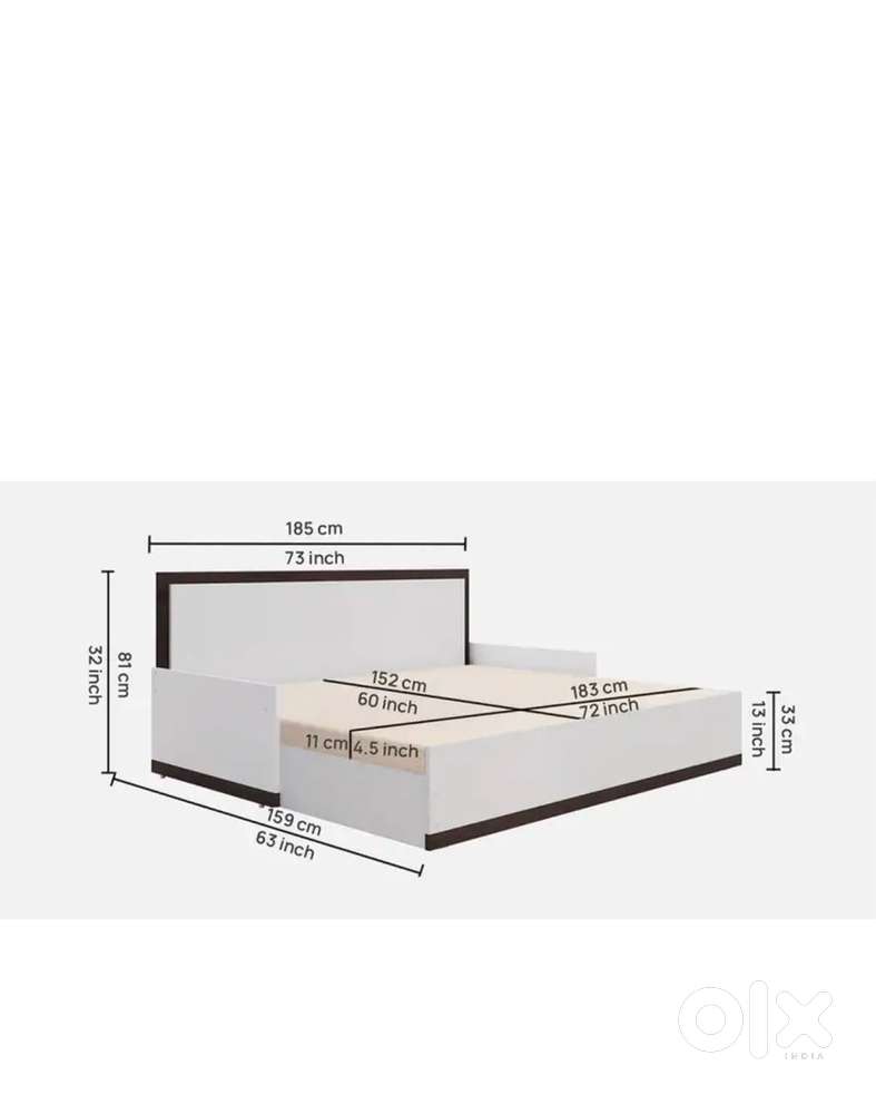 Pull-Out Sofa Cum Bed with Storage - Excellent Condition