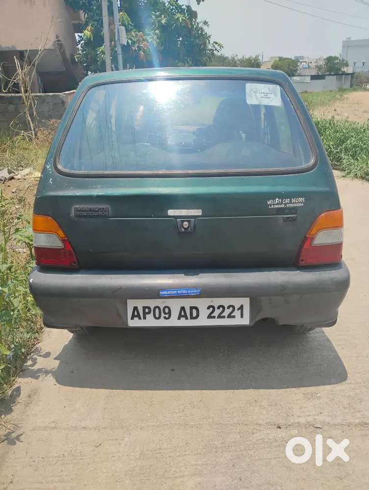 Green Colour Maruti 800