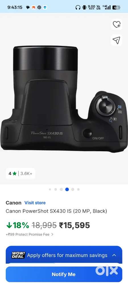 Canon Power Shot SX430 IS にゃほ様専用 販売終了】PowerShot SX430