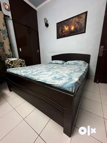 Double bed with Dunlop Mattress Beds Wardrobes 1761784323