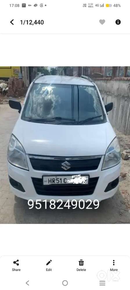 Maruti Suzuki Wagon R 2016 Cng & Hybrids 105000 Km Driven