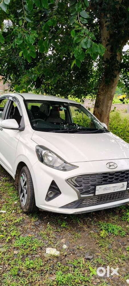 Hyundai Aura Sx (o) 1.2 Petrol Mt (2020) – White, Well Maintained, Bs6